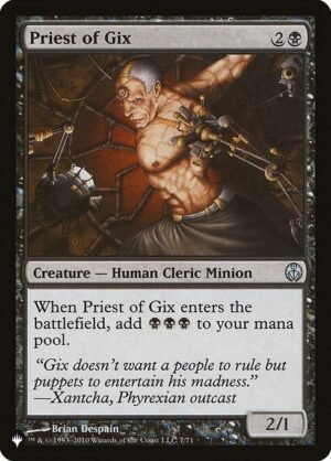 Priest of Gix<br /><span class="collector-number">Collector No. DDE-7</span>