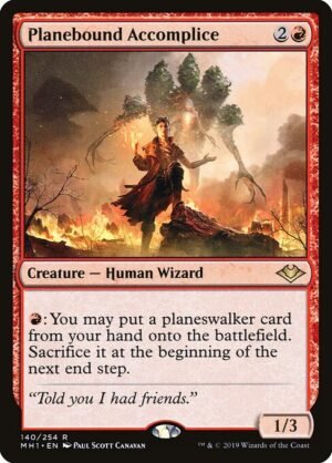 Planebound Accomplice<br /><span class="collector-number">Collector No. 140</span>