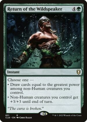 Return of the Wildspeaker<br /><span class="collector-number">Collector No. 831</span>