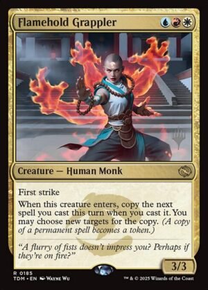 Flamehold Grappler<br /><span class="collector-number">Collector No. 185p</span>