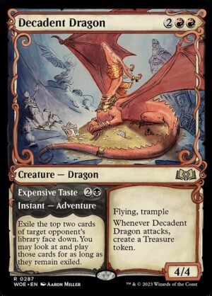 Decadent Dragon // Expensive Taste - Foil<br /><span class="collector-number">Collector No. 287</span>