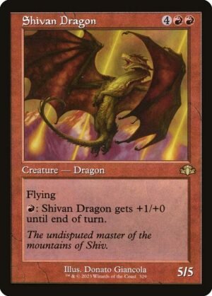 Shivan Dragon - Foil<br /><span class="collector-number">Collector No. 329</span>