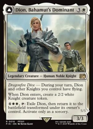 Dion, Bahamut's Dominant // Bahamut, Warden of Light<br /><span class="collector-number">Collector No. 16</span>