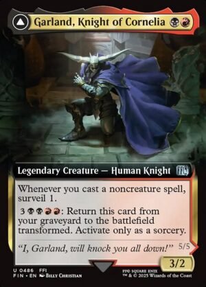 Garland, Knight of Cornelia // Chaos, the Endless<br /><span class="collector-number">Collector No. 486</span>