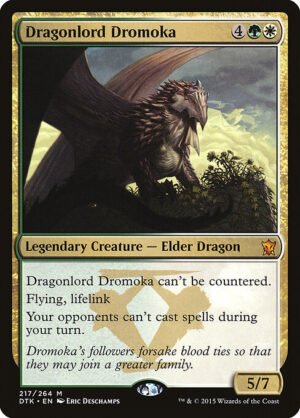 Dragonlord Dromoka<br /><span class="collector-number">Collector No. 217</span>