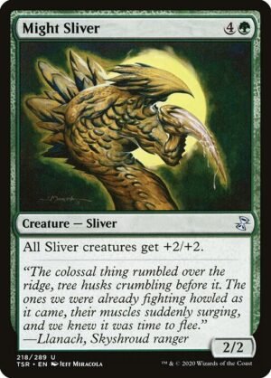 Might Sliver<br /><span class="collector-number">Collector No. 218</span>