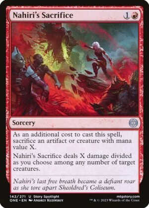 Nahiri's Sacrifice<br /><span class="collector-number">Collector No. 142</span>