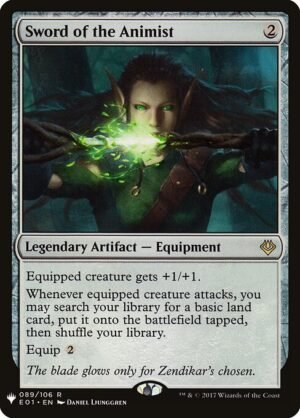 Sword of the Animist<br /><span class="collector-number">Collector No. E01-89</span>