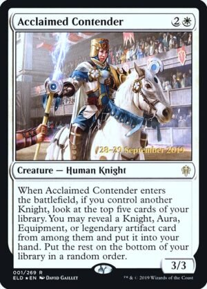 Acclaimed Contender - Foil<br /><span class="collector-number">Collector No. 1s</span>
