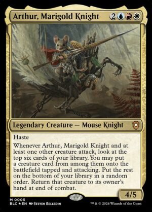 Arthur, Marigold Knight - Foil<br /><span class="collector-number">Collector No. 5</span>