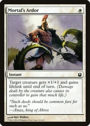 Mortal's Ardor<br /><span class="collector-number">Collector No. 20</span>