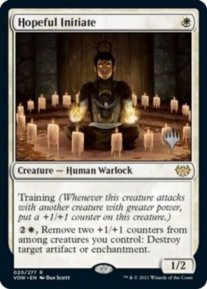 Hopeful Initiate - Foil<br /><span class="collector-number">Collector No. 20p</span>