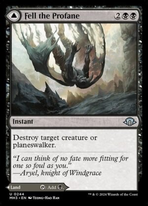 Fell the Profane // Fell Mire<br /><span class="collector-number">Collector No. 244</span>
