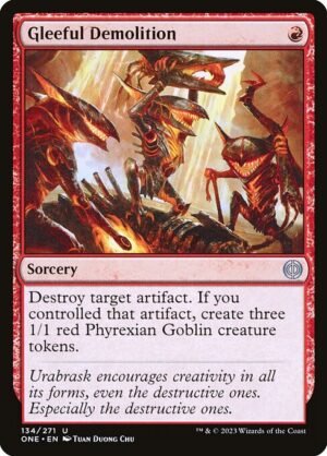 Gleeful Demolition<br /><span class="collector-number">Collector No. 134</span>