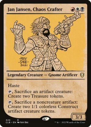 Jan Jansen, Chaos Crafter - Foil<br /><span class="collector-number">Collector No. 424</span>