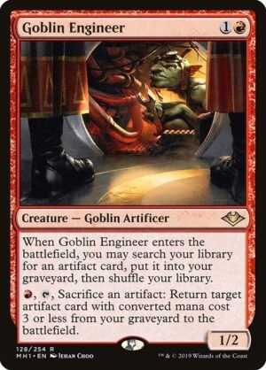 Goblin Engineer<br /><span class="collector-number">Collector No. 128</span>