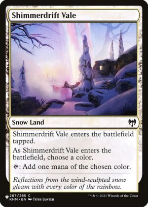 Shimmerdrift Vale<br /><span class="collector-number">Collector No. KHM-267</span>