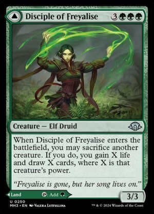 Disciple of Freyalise // Garden of Freyalise<br /><span class="collector-number">Collector No. 250</span>