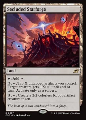 Secluded Starforge<br /><span class="collector-number">Collector No. 257</span>
