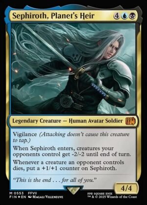 Sephiroth, Planet's Heir - Foil<br /><span class="collector-number">Collector No. 553</span>