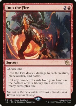 Into the Fire<br /><span class="collector-number">Collector No. 144p</span>