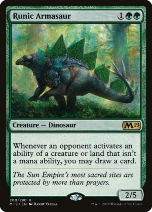 Runic Armasaur<br /><span class="collector-number">Collector No. 200</span>