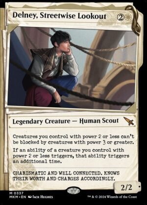 Delney, Streetwise Lookout - Foil<br /><span class="collector-number">Collector No. 337</span>