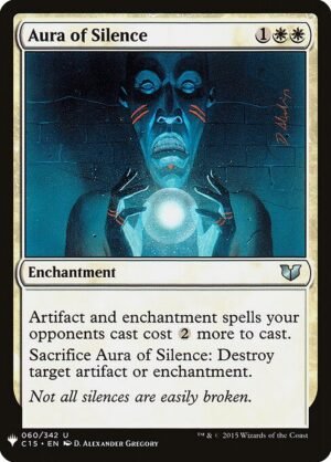 Aura of Silence<br /><span class="collector-number">Collector No. C15-60</span>