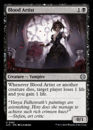 Blood Artist<br /><span class="collector-number">Collector No. 182</span>