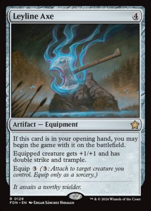 Leyline Axe<br /><span class="collector-number">Collector No. 129</span>
