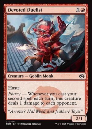 Devoted Duelist<br /><span class="collector-number">Collector No. 104</span>