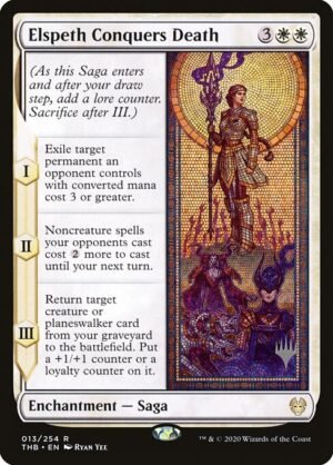 Elspeth Conquers Death - Foil<br /><span class="collector-number">Collector No. 13p</span>