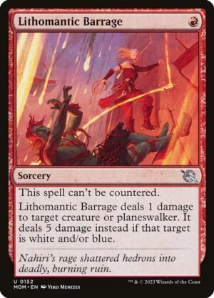 Lithomantic Barrage<br /><span class="collector-number">Collector No. 152</span>