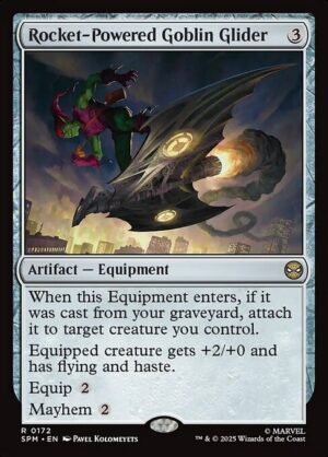 Rocket-Powered Goblin Glider<br /><span class="collector-number">Collector No. 172</span>