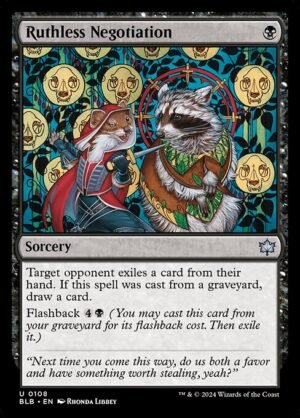 Ruthless Negotiation<br /><span class="collector-number">Collector No. 108</span>