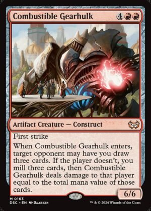 Combustible Gearhulk<br /><span class="collector-number">Collector No. 163</span>