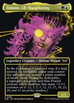 Zimone, All-Questioning<br /><span class="collector-number">Collector No. 366</span>