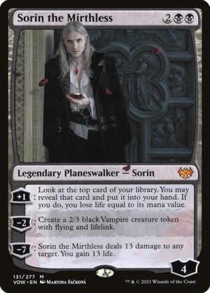 Sorin the Mirthless - Foil<br /><span class="collector-number">Collector No. 131</span>