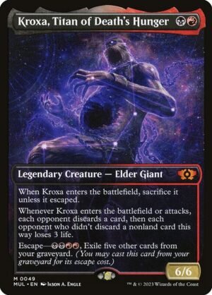 Kroxa, Titan of Death's Hunger<br /><span class="collector-number">Collector No. 49</span>