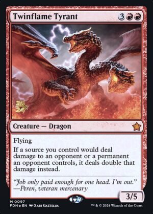 Twinflame Tyrant - Foil<br /><span class="collector-number">Collector No. 97s</span>