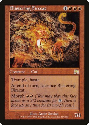 Blistering Firecat<br /><span class="collector-number">Collector No. 189</span>