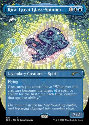 Kira, Great Glass-Spinner - Foil<br /><span class="collector-number">Collector No. 421</span>