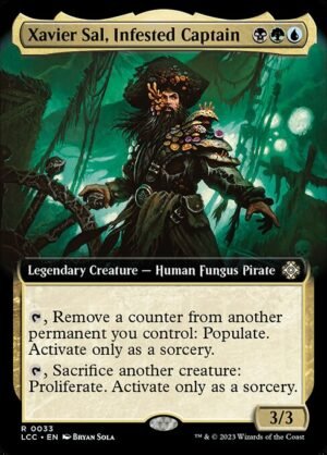 Xavier Sal, Infested Captain<br /><span class="collector-number">Collector No. 33</span>