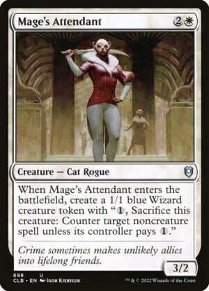 Mage's Attendant<br /><span class="collector-number">Collector No. 698</span>