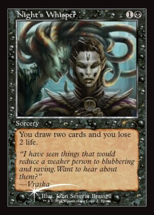 Night's Whisper - Foil<br /><span class="collector-number">Collector No. 18</span>