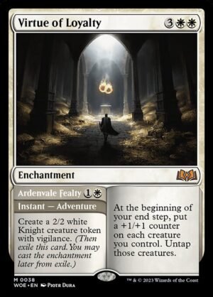 Virtue of Loyalty // Ardenvale Fealty - Foil<br /><span class="collector-number">Collector No. 38</span>