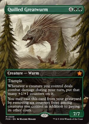 Quilled Greatwurm<br /><span class="collector-number">Collector No. 339</span>