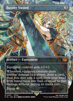 Buster Sword<br /><span class="collector-number">Collector No. 351</span>