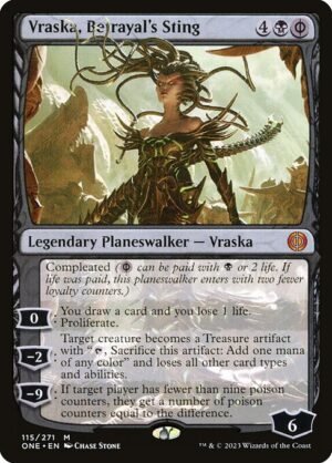 Vraska, Betrayal's Sting<br /><span class="collector-number">Collector No. 115</span>